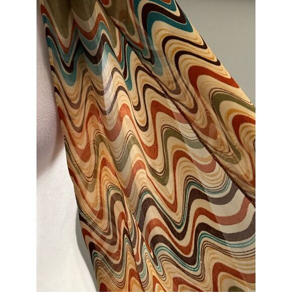 Multi-Color Sheer Scarf - Picture 9 of 10